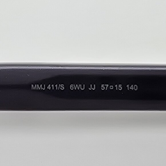 Marc Jacobs MMJ411/S Black Frame Grey Gradient Lens Cat Eye Sunglasses w/ Case - Picture 9 of 16